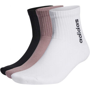 adidas QUARTER 3PP Set ponožek, černá, velikost