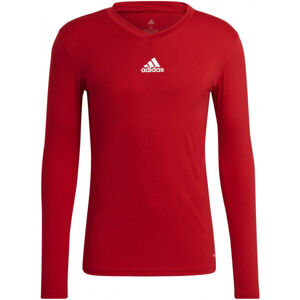 adidas TEAM BASE TEE Pánské fotbalové triko, červená, velikost S