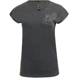 ALPINE PRO ENGELA Dámské tričko, tmavě šedá, velikost XS