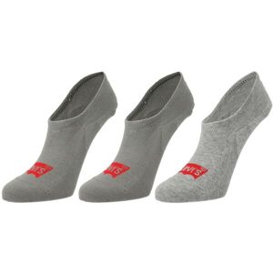 Levi's® FOOTIE HIGH RISE BATWING LOGO 3P Ponožky, černá, velikost
