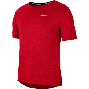 Nike DRI-FIT MILER Pánské běžecké tričko, červená, velikost