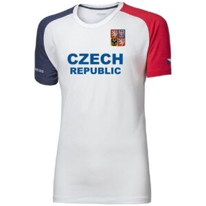 PROGRESS FC1 CZ Pánské triko pro fanoušky, bílá, velikost