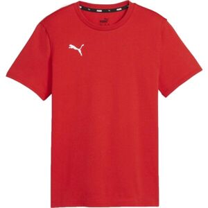 Puma TEAMGOAL CASUALS TEE JR Chlapecké sportovní triko, červená, velikost